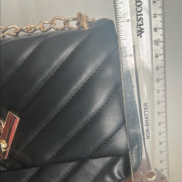 Valentino Orlandi Black Vegan Leather Shoulder Bag. NWT - Picture 8 of 9